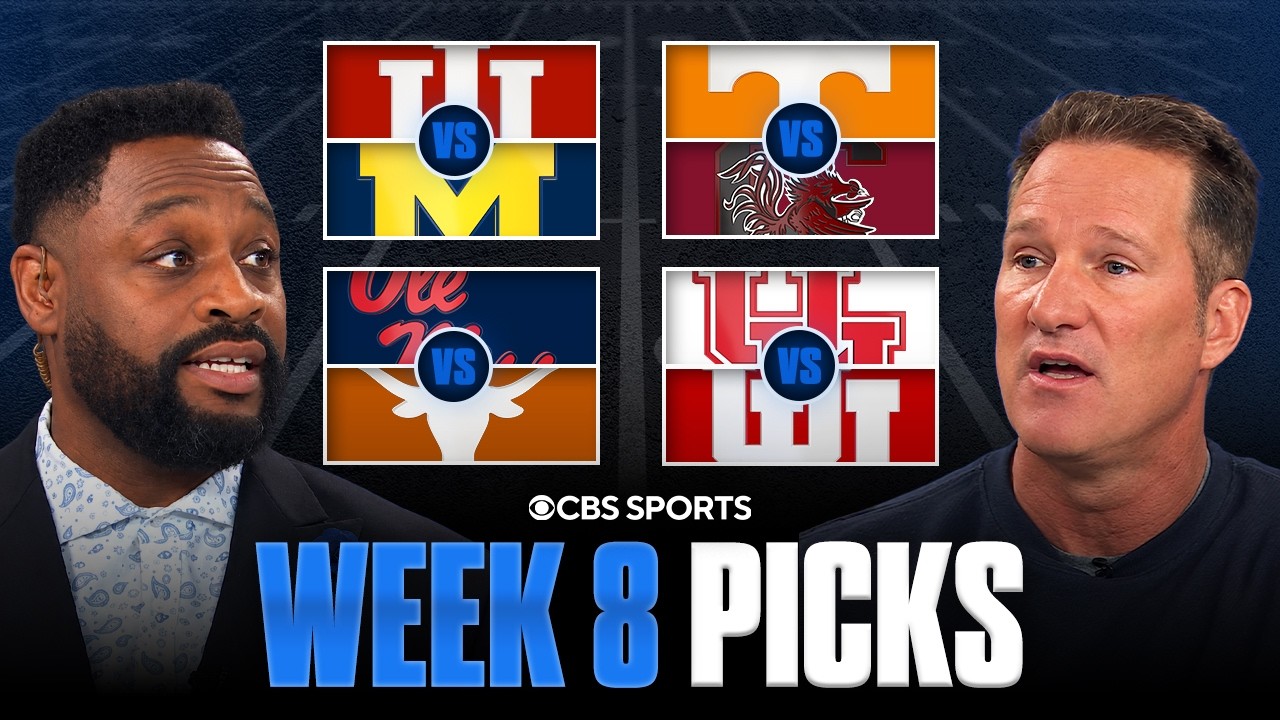 Picks for EVERY Top 25 game in College Football [Full Week 8 Predictions] ✅