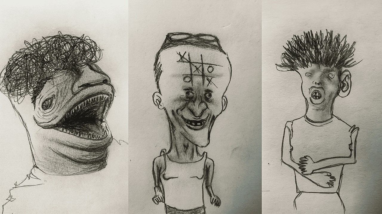 FUNNY & WEIRD Scribbling Drawings | Best Compilation #1