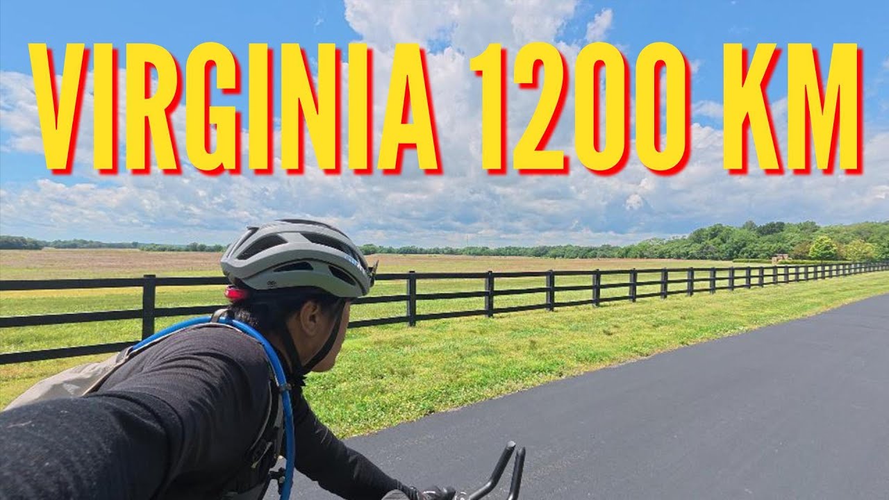 Virginia Endless Flat 2025 1200km Ultra Distance Cycling Audax Bike Ride [EN Subtitle]