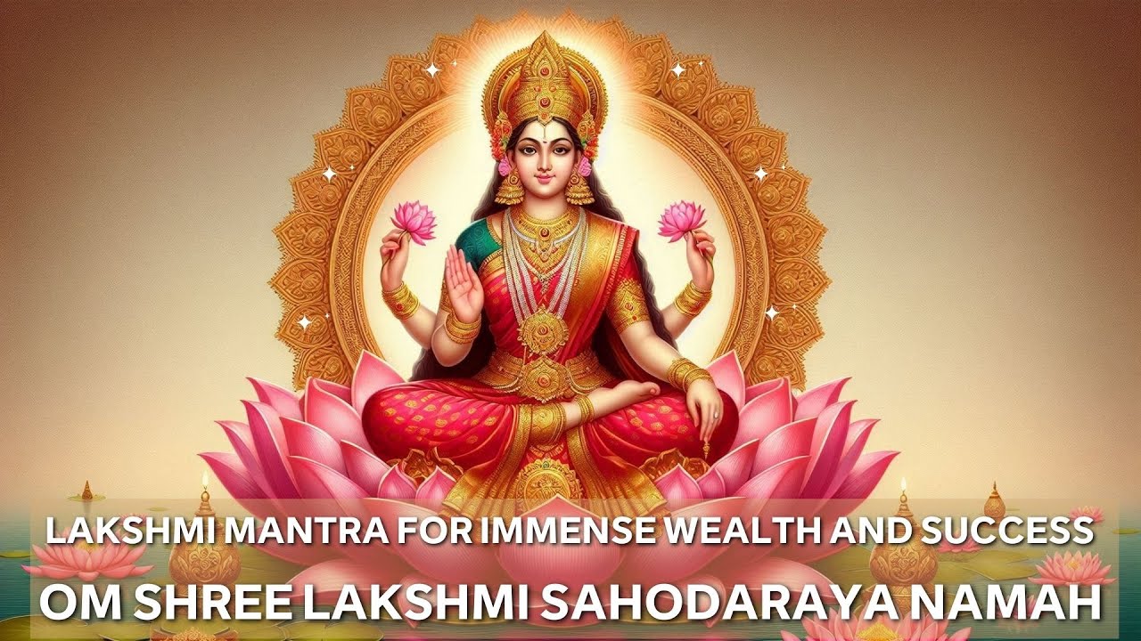 Om Shree Lakshmi Sahodaraya Namah | Empower Your Life with Lakshmi’s Wealth and Success Mantra