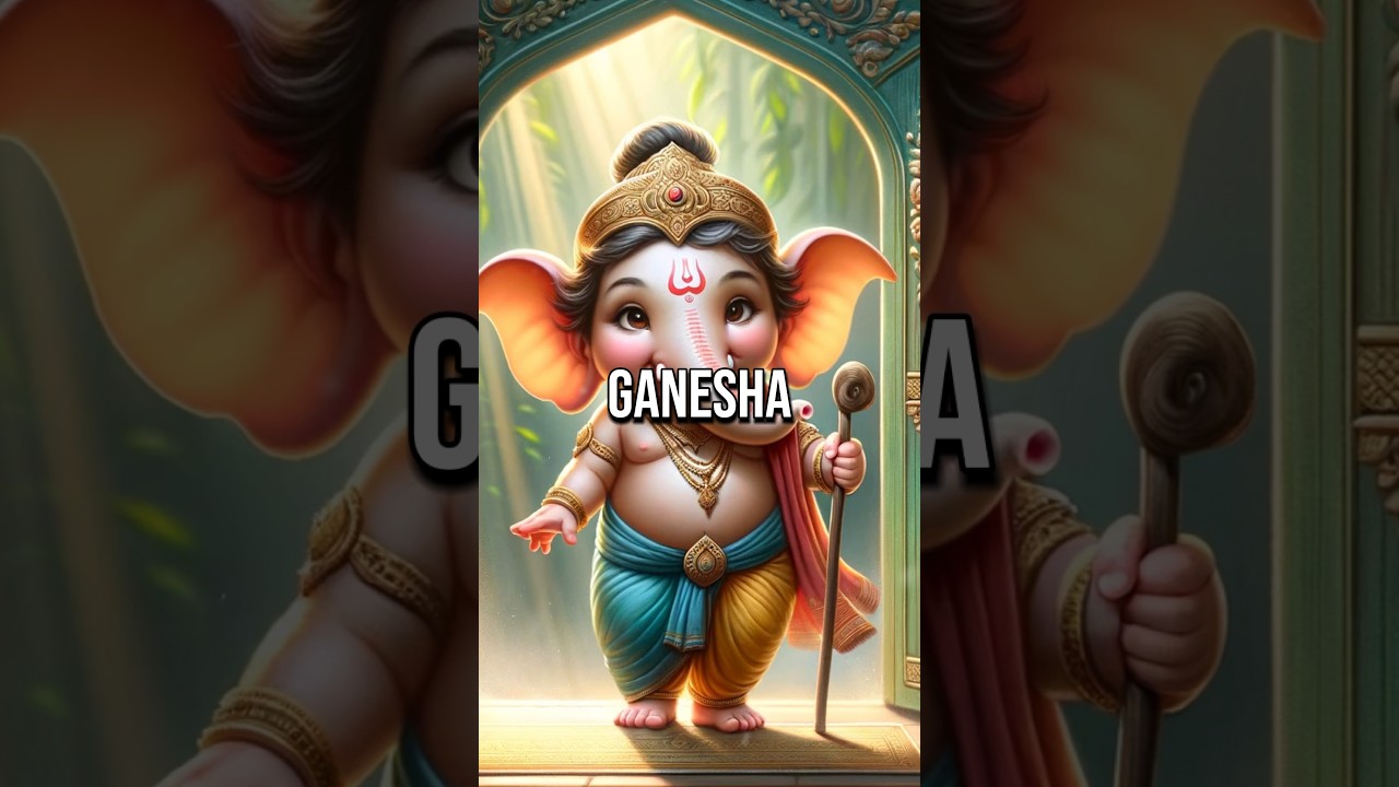 The clay boy turns into an Elephant God