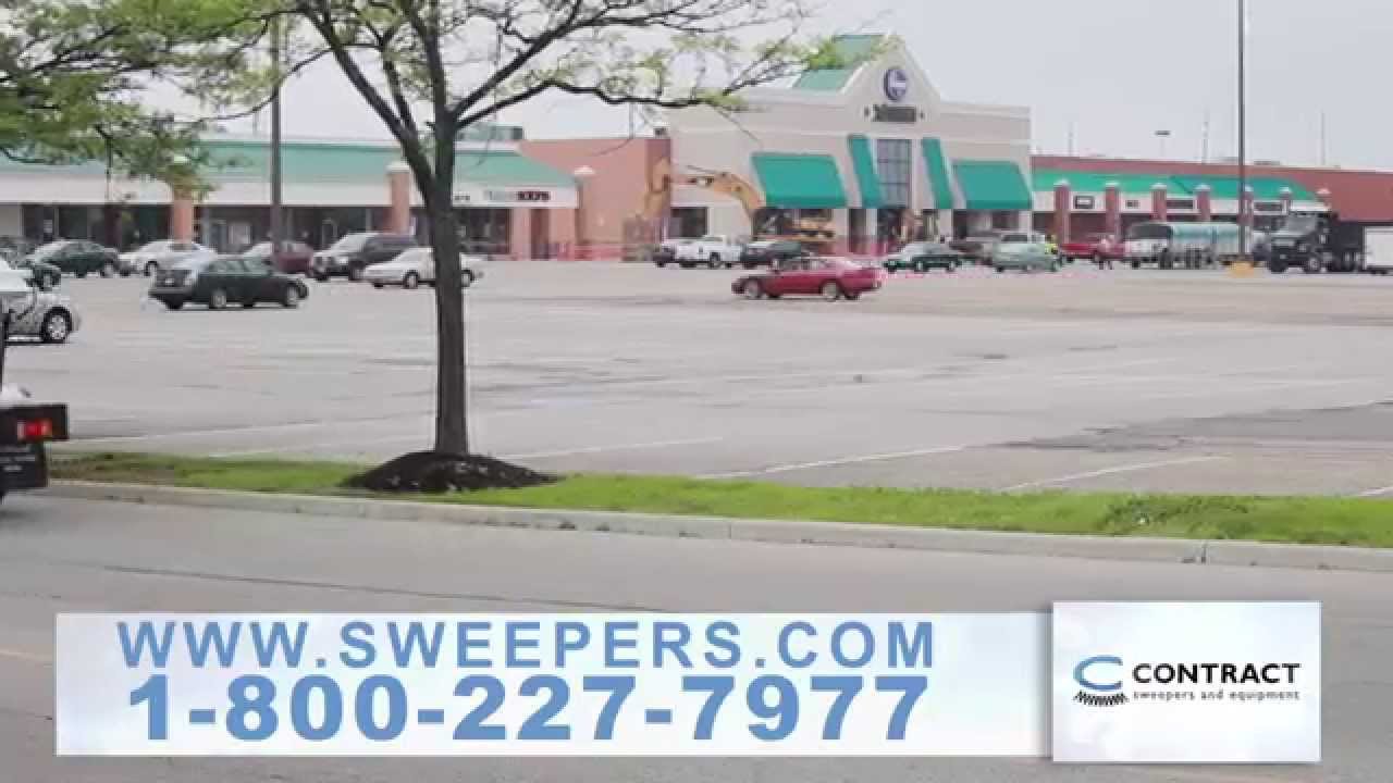 Parking Lot Sweeping: Contract Sweepers and Equipment