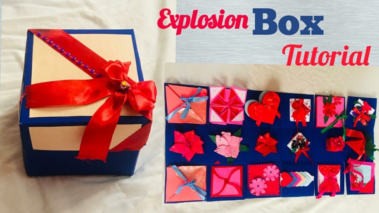 How To Make A Explosion Box/ Explosion Box For Beginners/Explosion Box Tutorial.