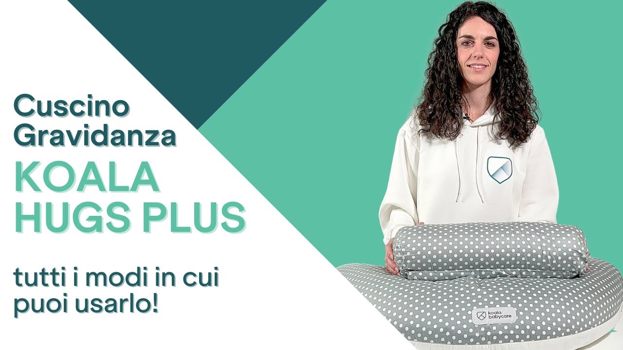 Come usare il cuscino gravidanza Koala Hugs Plus, anche in allattamento e per il tummy time