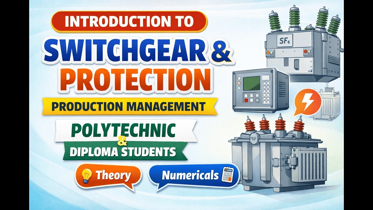 Introduction to Switchgear & Protection | Electrical Engineering | Polytechnic & Diploma Students