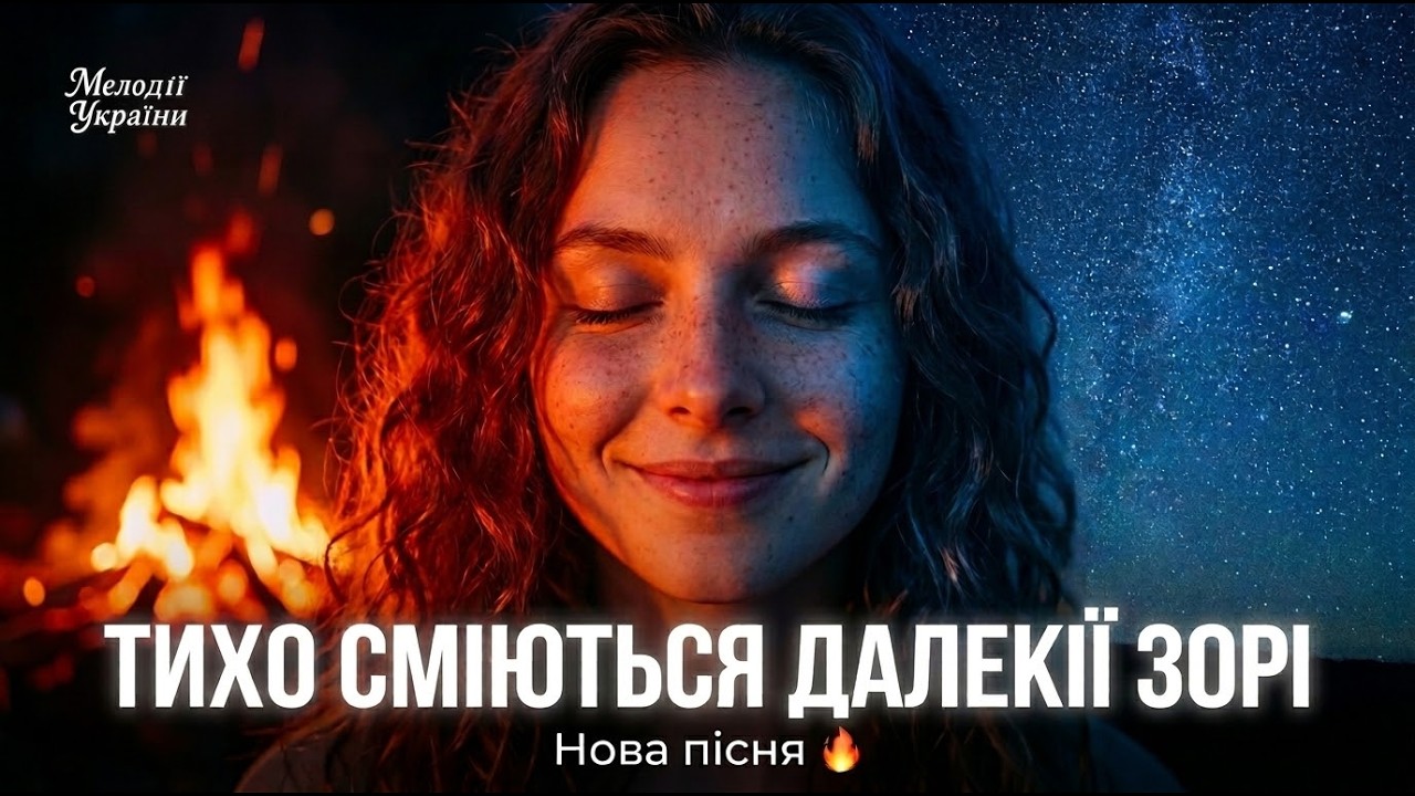Тихо Смеются Далёкие Звёзды 🎵 Невероятно Красивая Украинская Песня 2026 | Премьера