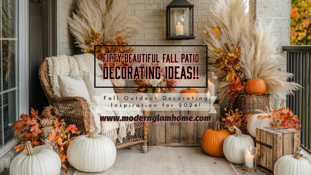50 Beautiful Fall Patio Decorating Ideas for 2024 | Modern Glam Home
