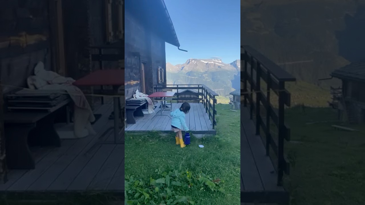 Buying Fresh Milk in the Swiss Alps 