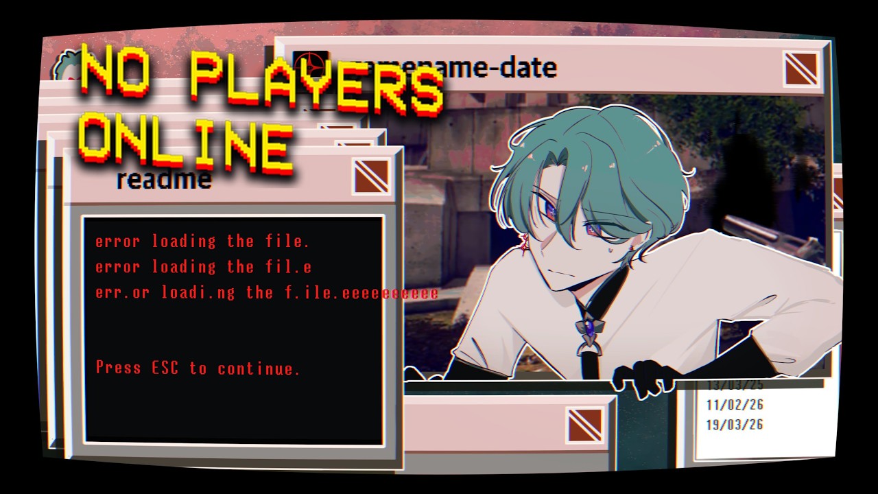 【No Players Online】Abandoned Computer Game Horror【NIJISANJI EN | Freodore】