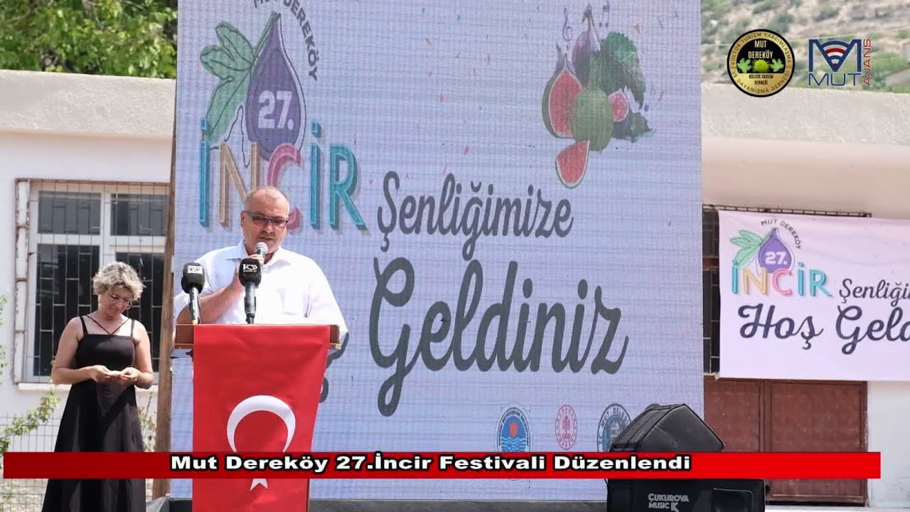 Mut Dereköy 27.İncir Festivali Düzenlendi