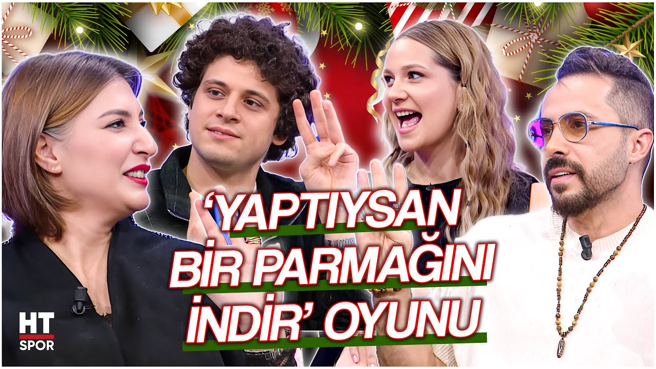 Bahadır Tatlı&ouml;z, Ege Erkal, G&uuml;lsim Ali ve Neslihan Demir '10 parmak' oyununu oynadı!