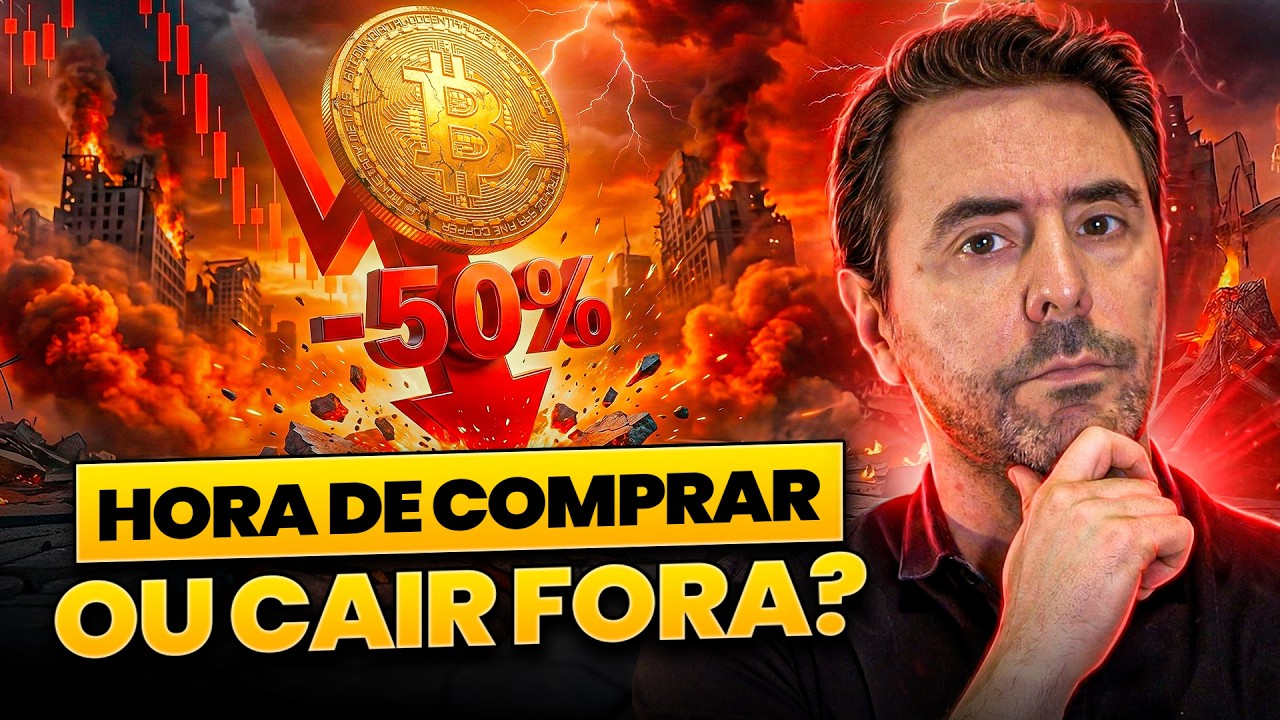 BITCOIN CAINDO 50%! Até onde o BITCOIN vai em 2026?