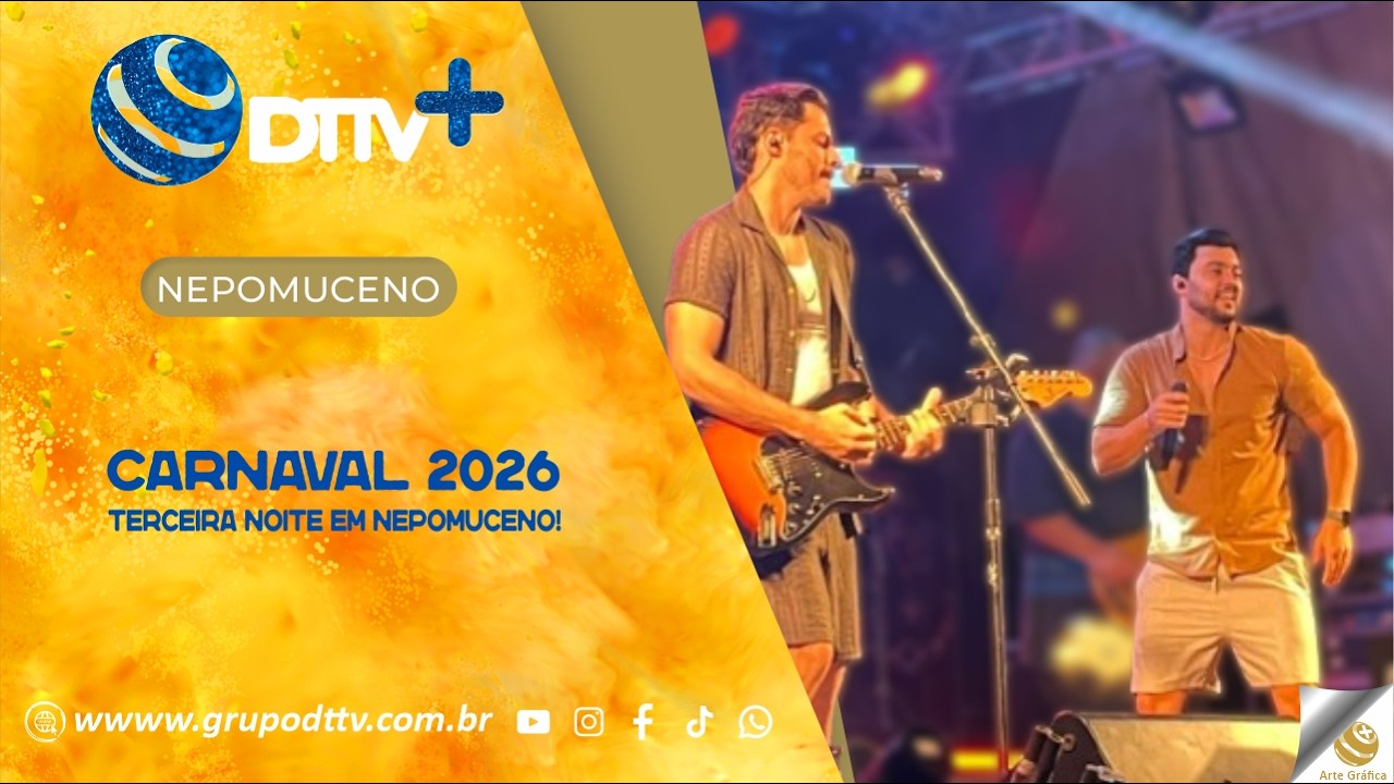 TERCEIRA NOITE DO CARNAVAL EM NEPOMUCENO MOVIMENTA A CIDADE COM BLOCO VOLTADO PARA A FAMÍLIA.