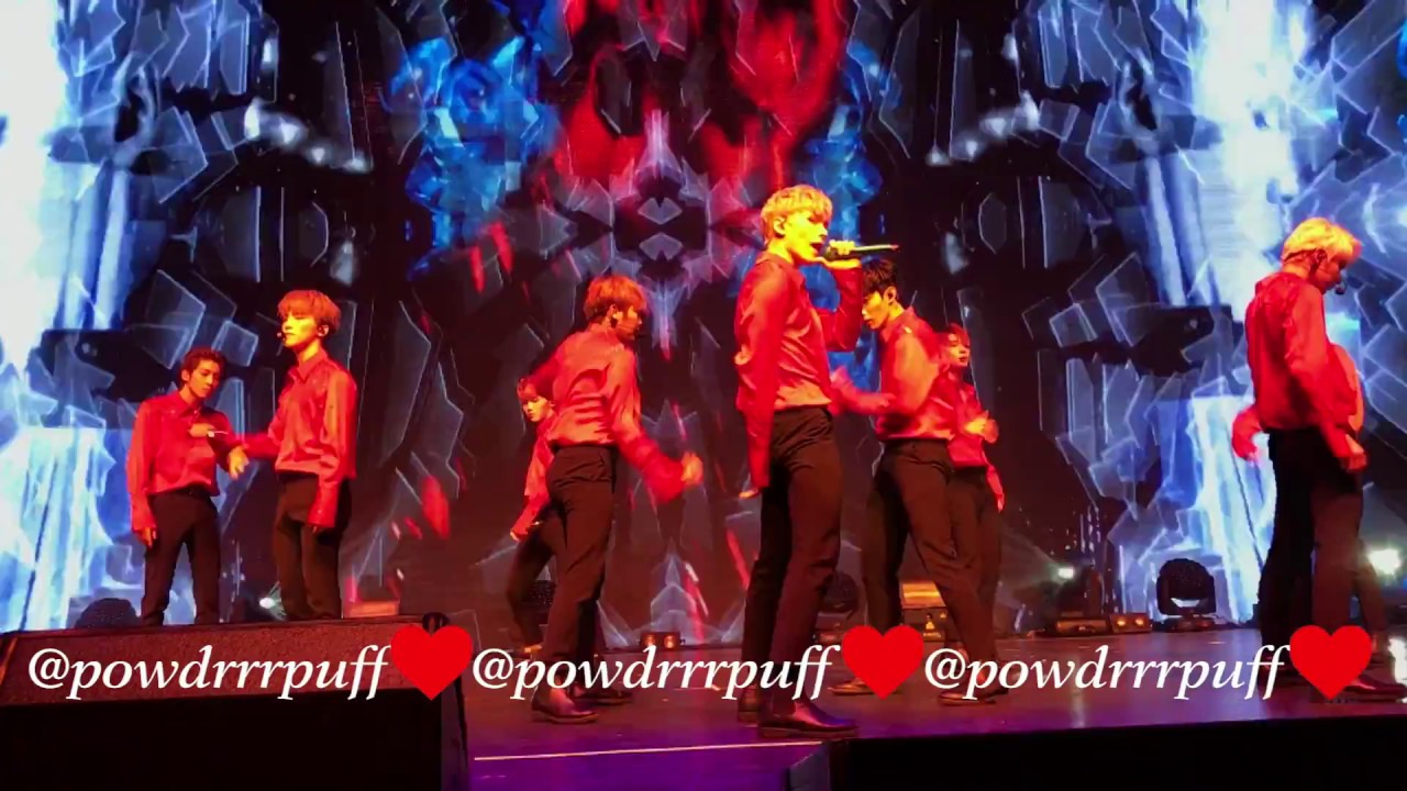 FANCAM - SEVENTEEN - Rock Remix - DIAMOND EDGE TOUR - Dallas  170823