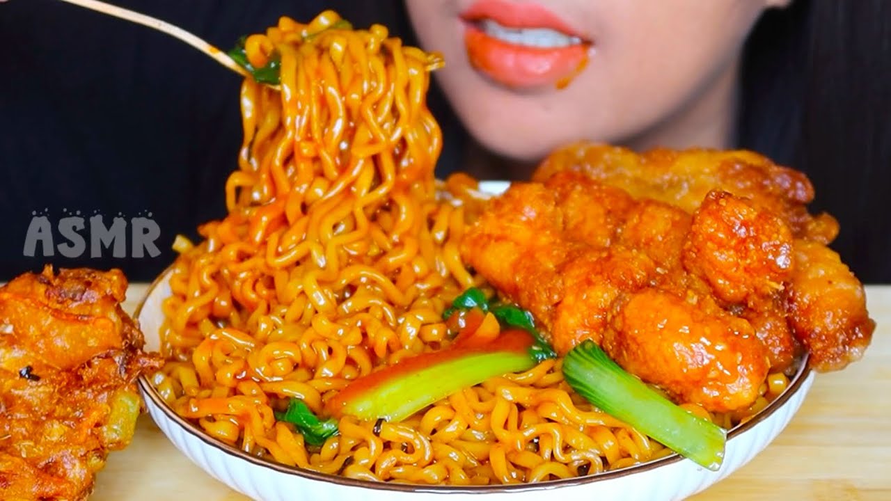 ASMR MIE GORENG PEDAS ||ASMR EATING SPICY FOOD #ASMR #asmrsounds #asmrvideo #mie 