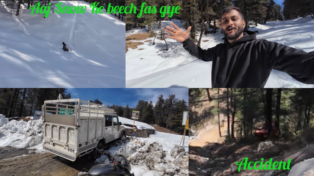 Snowfall Ke beach phuch gye ￼