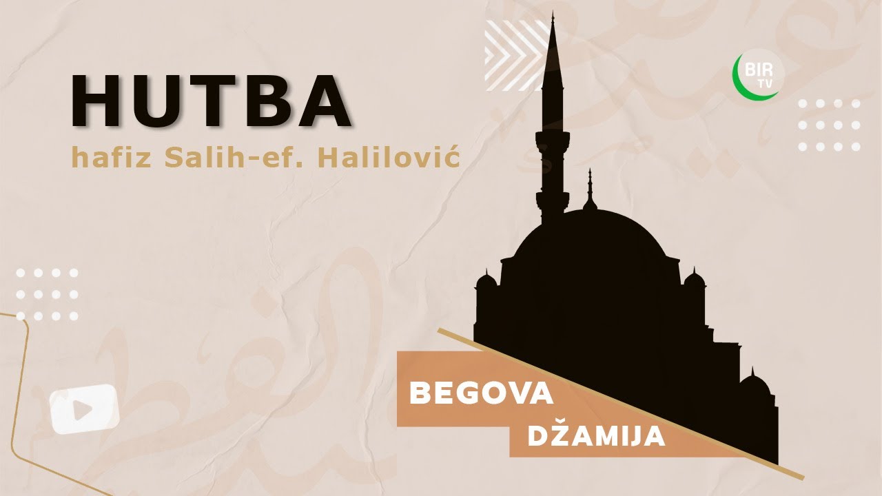 Hutba iz Gazi Husrev-begove džamije u Sarajevu - hafiz Salih-ef. Halilović: 6.2.2026.