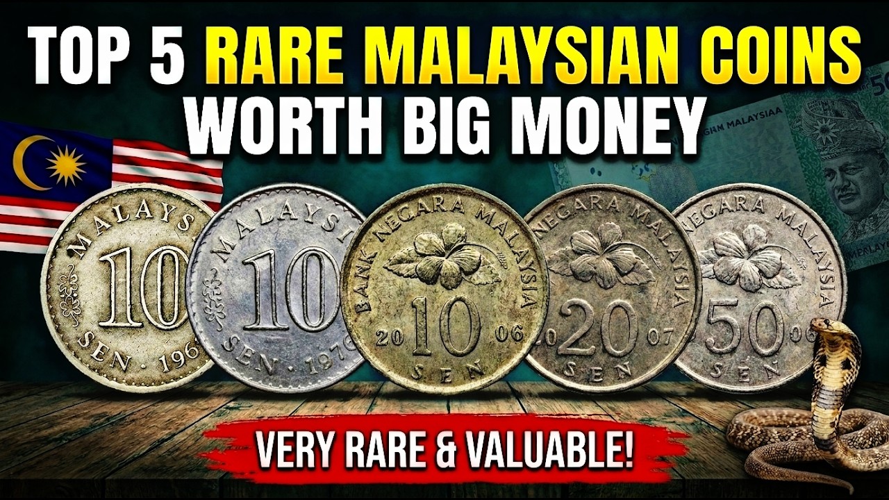 Top 5 Rare Malaysian Coins Worth Big Money | 1968, 1976, 2006, 2007 & 2003 Coin Values