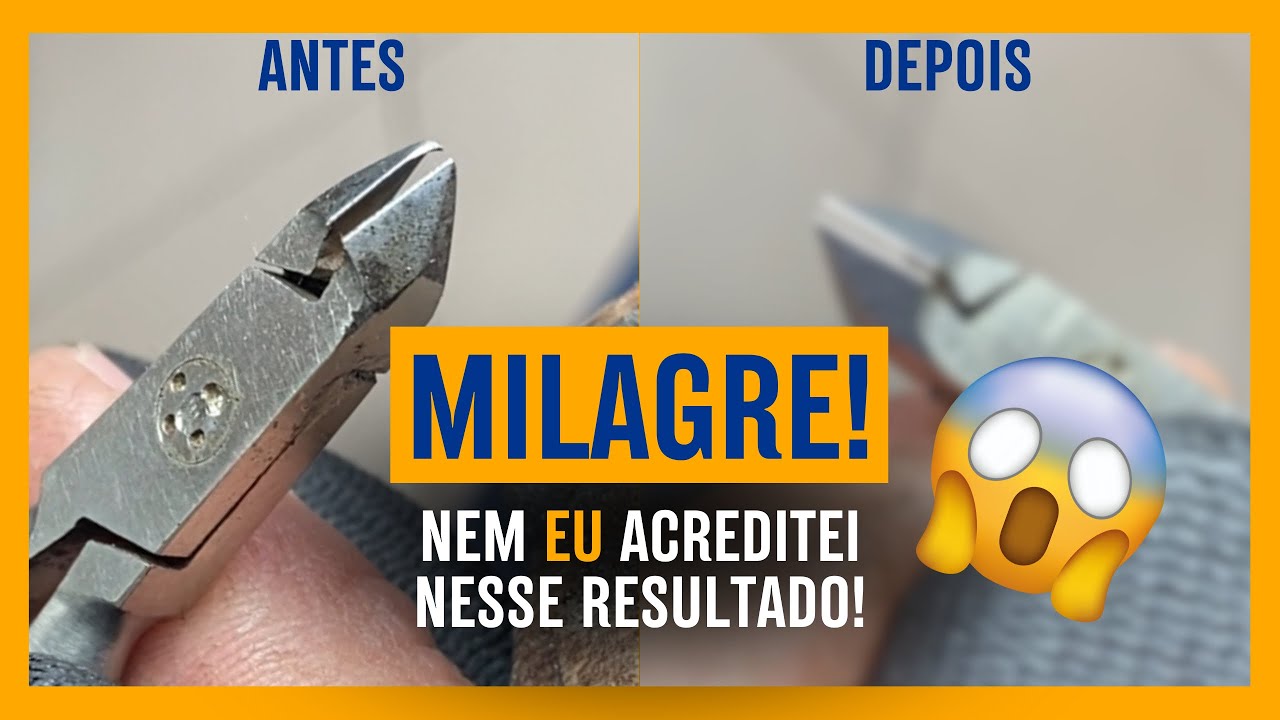 Como restaurar um alicate de cutícula [Afiação na íntegra]