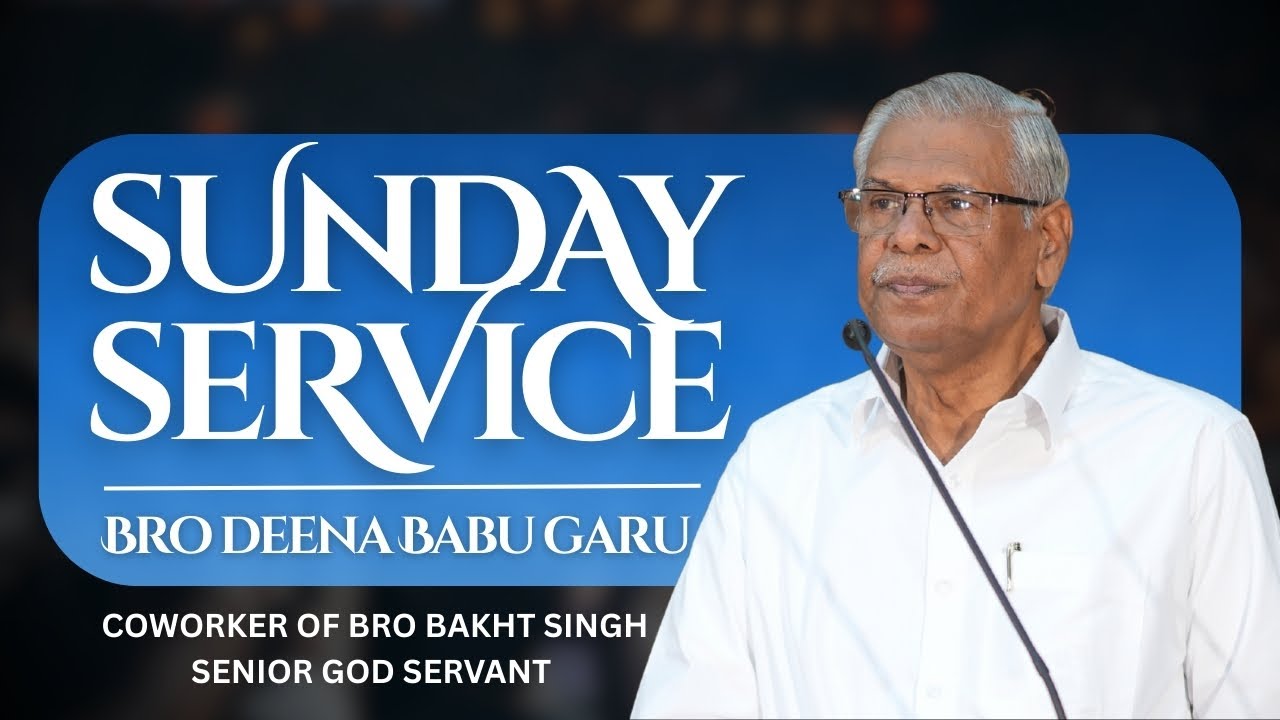 🔴SUNDAY WORSHIP SERVICE || BRO.DEENABABU || #hebron #horeb #live #eluru