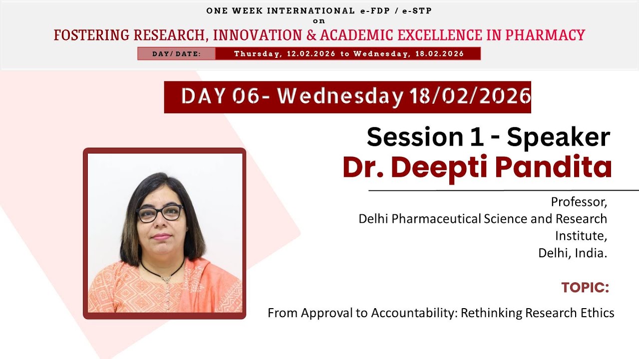 Day 6, Session I: From Approval to Accountability: Rethinking Research Ethics