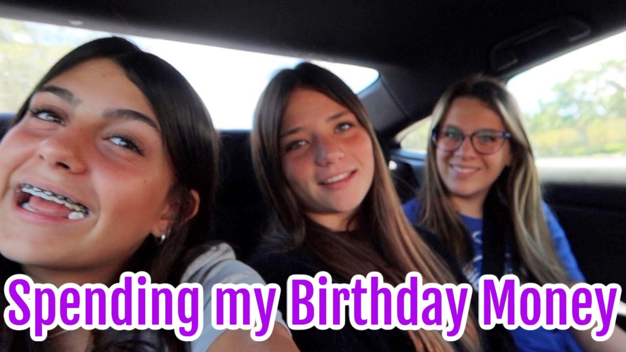 SPENDING MY BIRTHDAY MONEY FINALLY! EMMA AND ELLIE