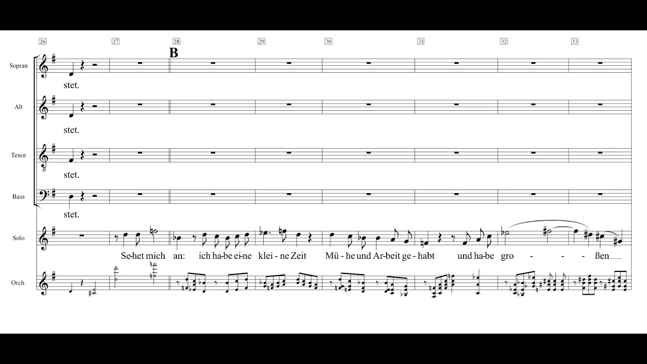 Deutsches Requiem 2021 Teil 5 Ihr habt nun Traurigkeit Einstudierung Sopran
