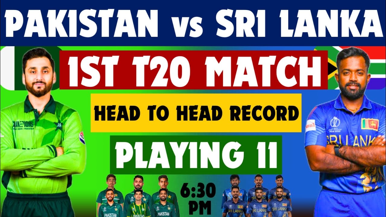 Pakistan vs Sri Lanka 1st T20 Playing 11 | Head to Head record ll Pak Playing 11 | pak vs sl 2026