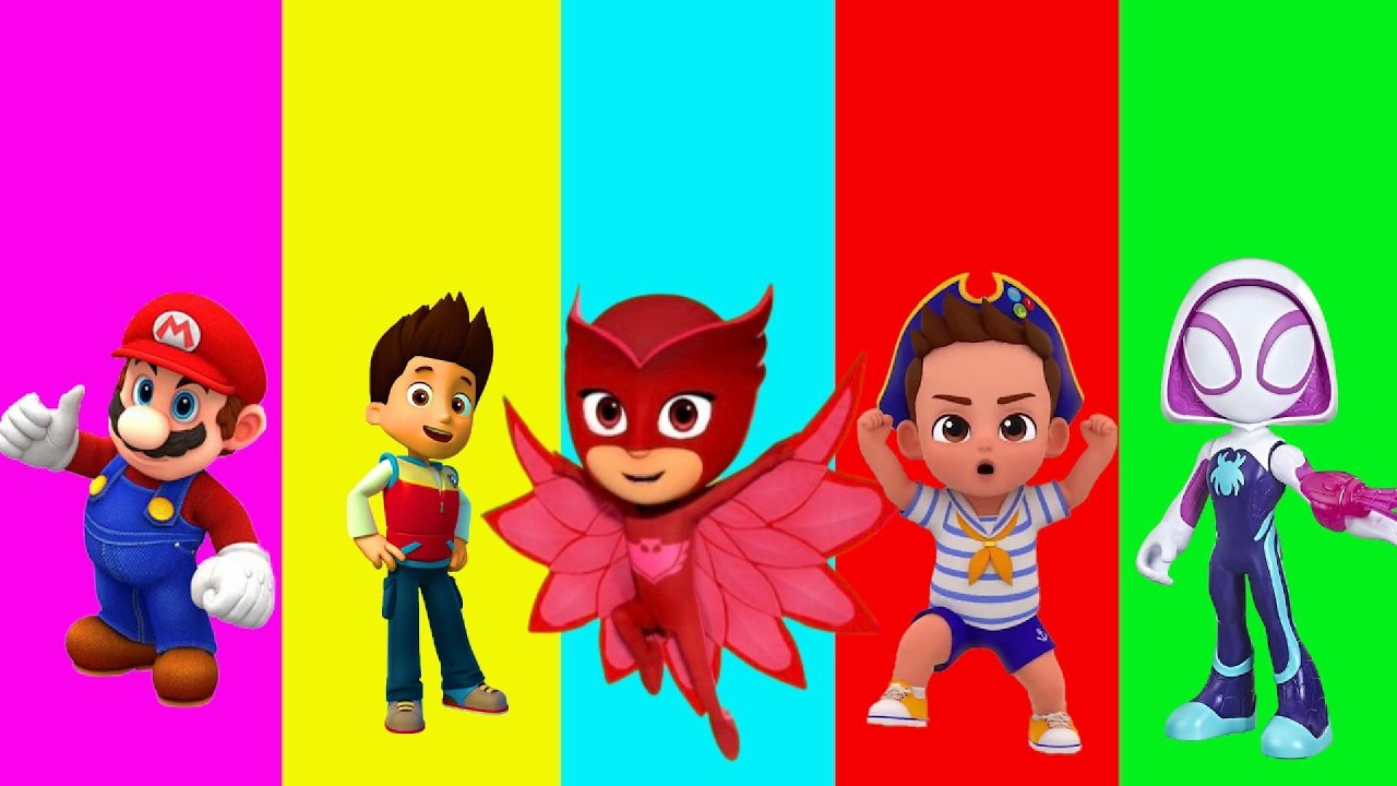 Wrong eyes👀 challenge DAME TU COSITA Pj Masks Funny Puzzle Wrong Heads