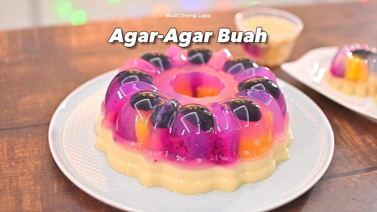 Saya sangat cantik, eh agar-agar buah saya sangat cantik