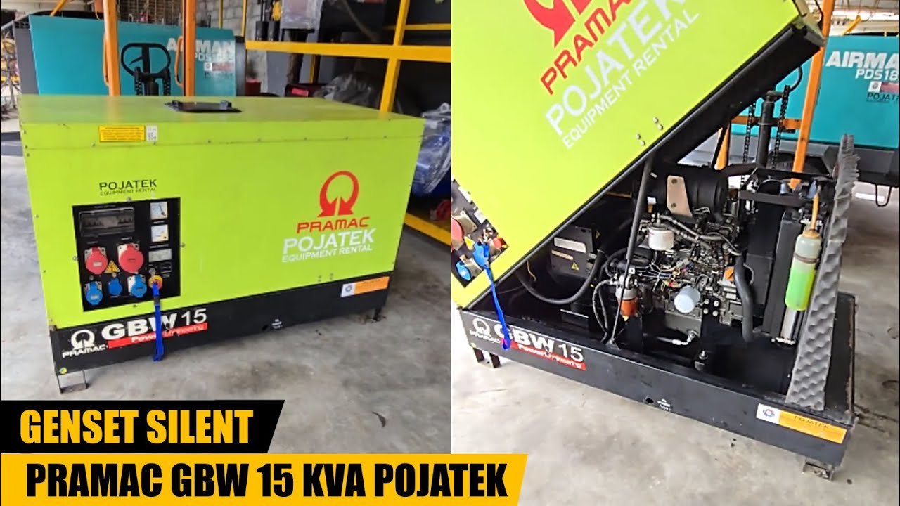 Genset Silent Pramac GBW 15 POJATEK, 15 KVA