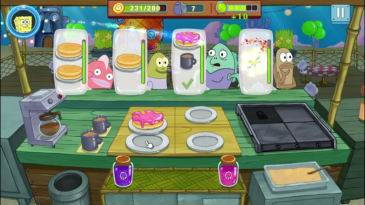 Spongebob krusty cook of gameplay 