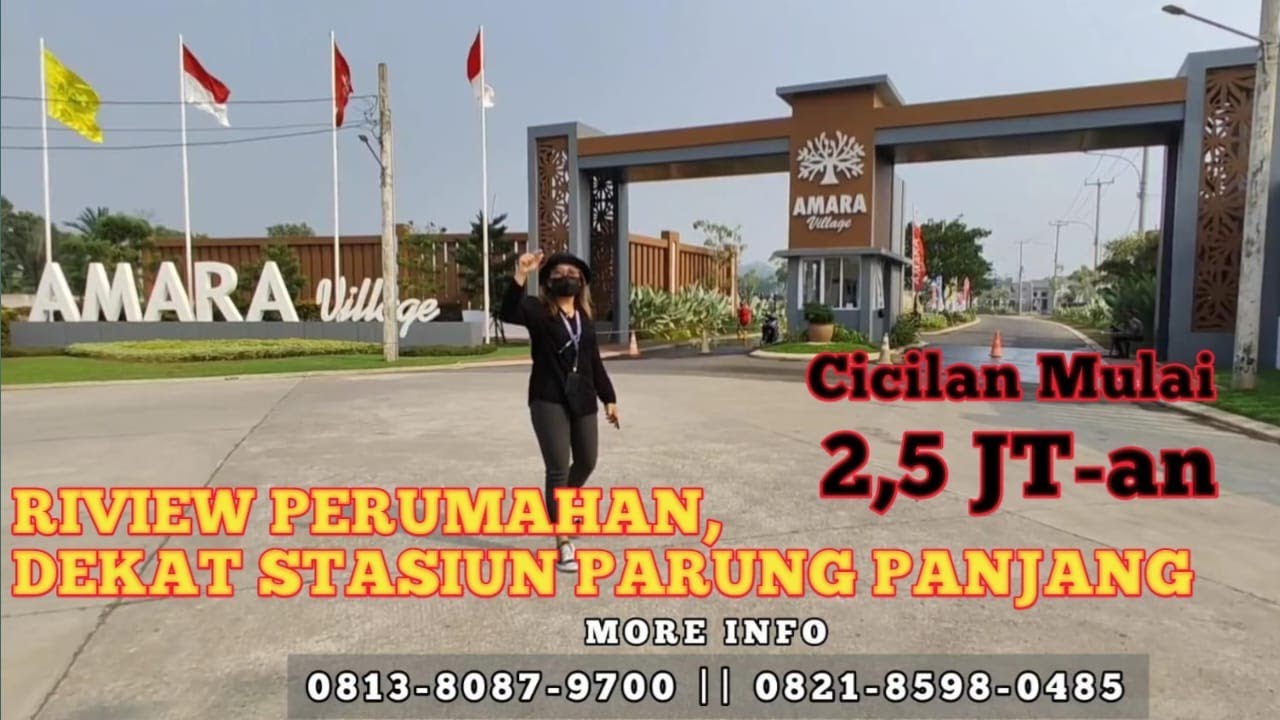 HUNTING RUMAH MURAH DEKAT STASIUN PARUNG PANJANG, AMARA VILLAGE || 0813-8087-9700