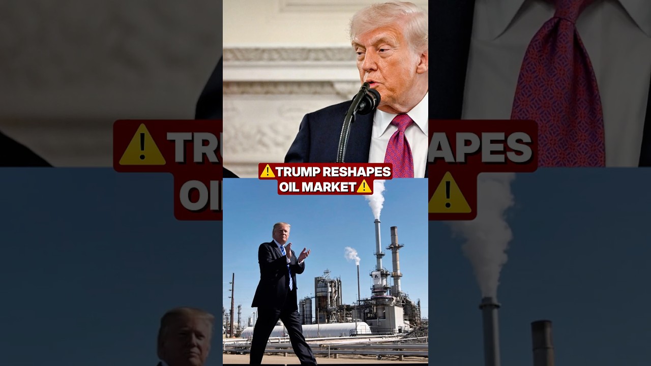 Trump disrupts oil flows #trump #straitofhormuz #oilmarket