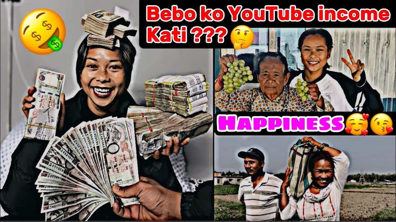 ДОХОД BEBO KO YOUTUBE🤑💸//K K MA KHARCHA HUNXA TW🤔//bebo_vlog❤️🌎🥀
