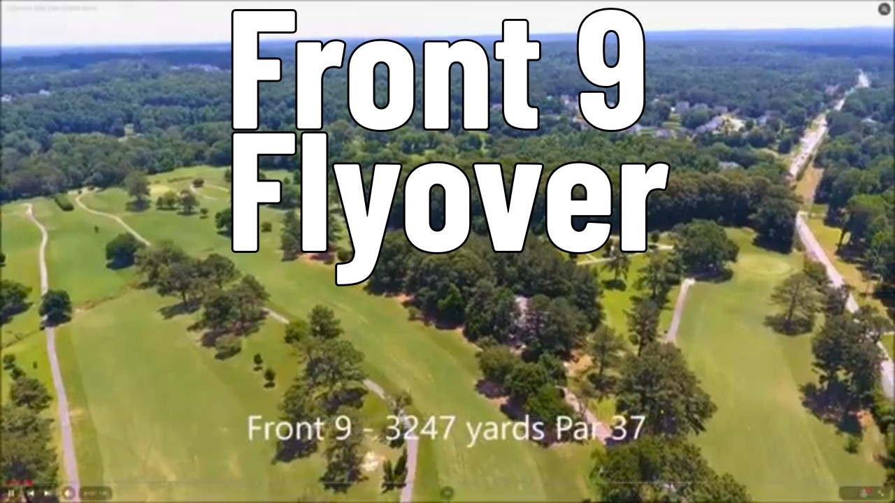 Dogwood Golf Club Front 9 Drone Flyover | Georgia Golf Course Tour