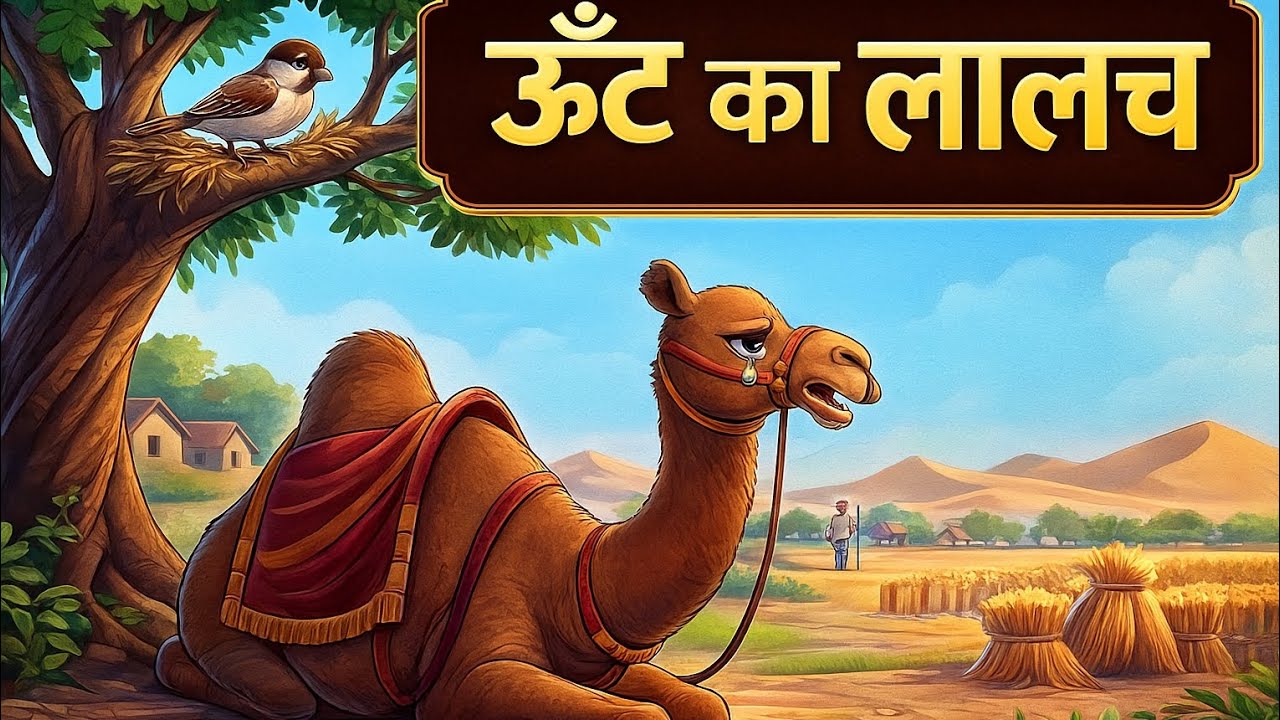 “ऊँट और गौरैया की सीख”