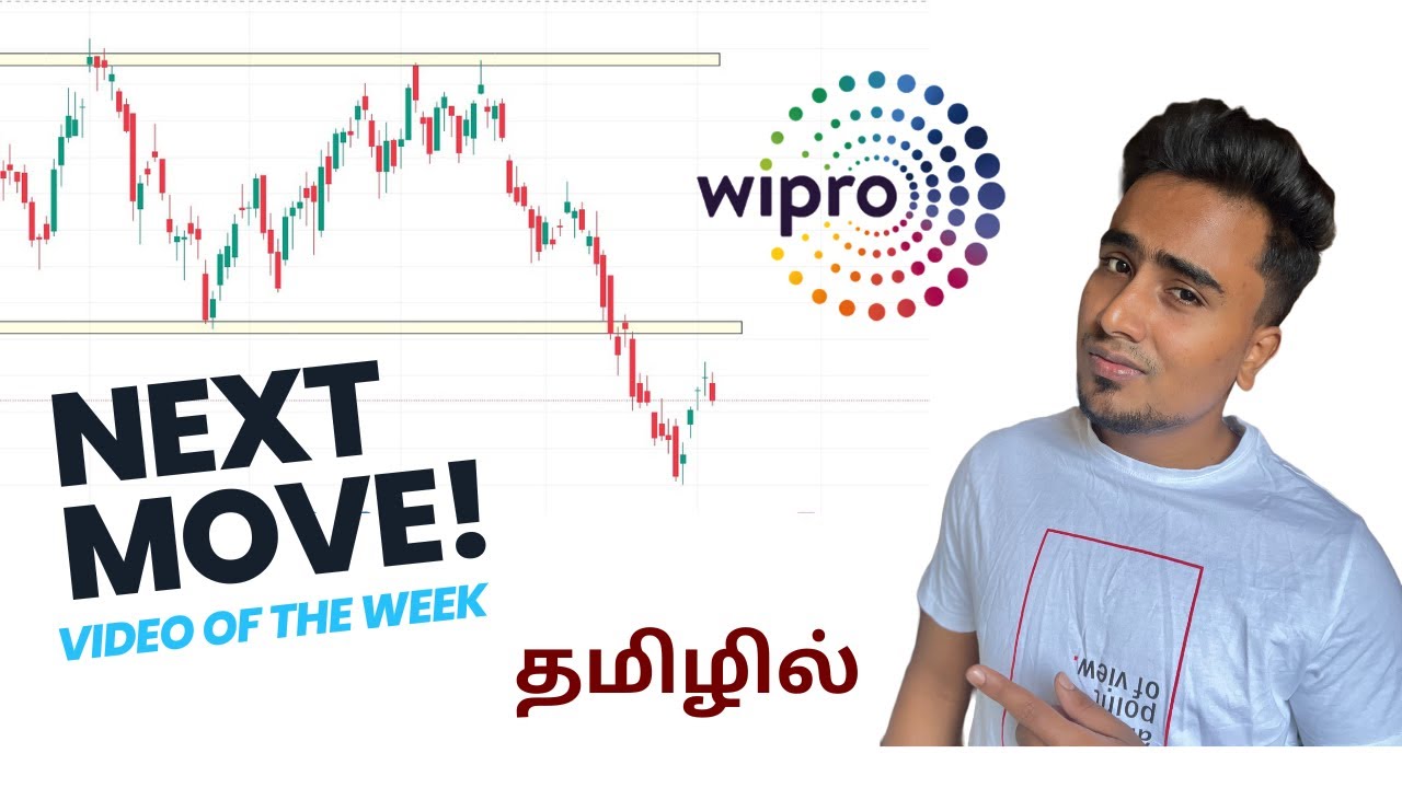WIPRO Next Move Revealed !!! Technical Analysis | தமிழ் | Swing Trading.