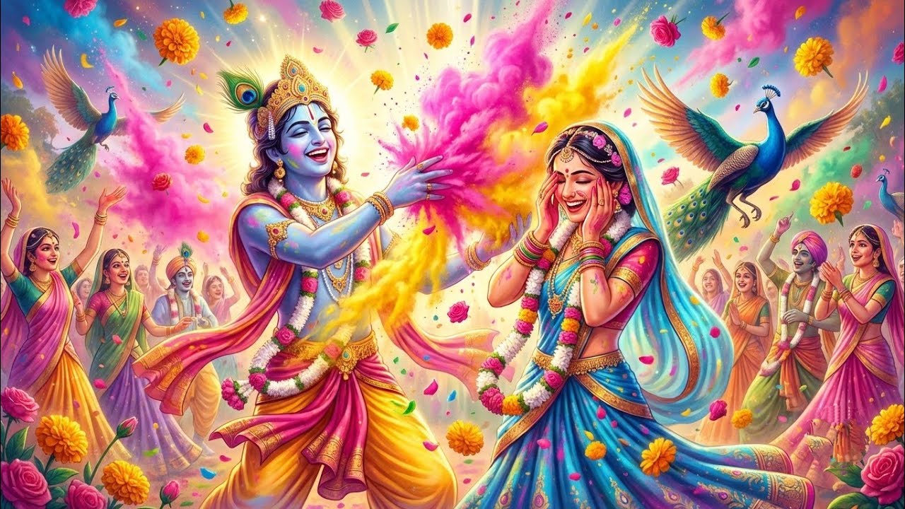 आज बिरज में होली रे रसिया 🌸 | Superhit Radhe Krishna Holi Song 2026