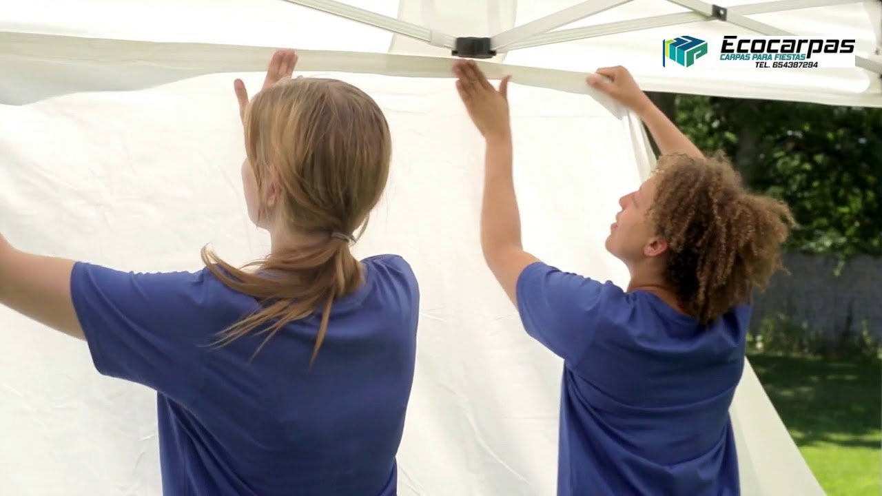 Montaje Carpa Plegable 3x4,5 ALU 40 Profesional