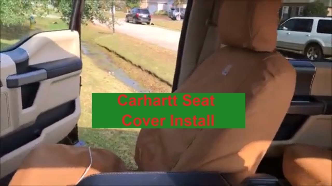 Covercraft Carhartt Seat Covers Install - 2018 Ford F150