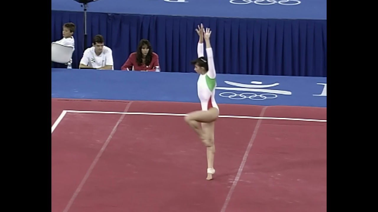Deliana Vodenicharova (BUL) 1992 Olympics TO FX [1080p50]
