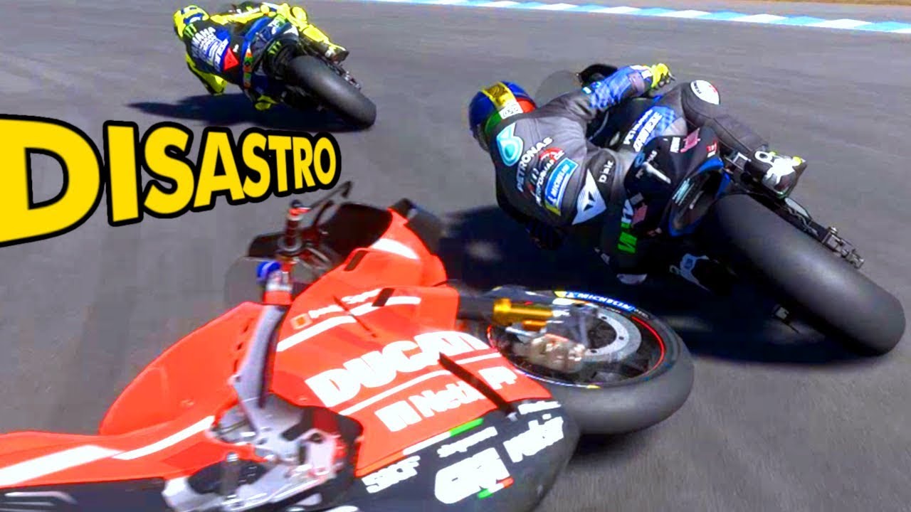 Mi ha FALCIATO! DISASTRO mondiale e Rimonta - MOTOGP 19