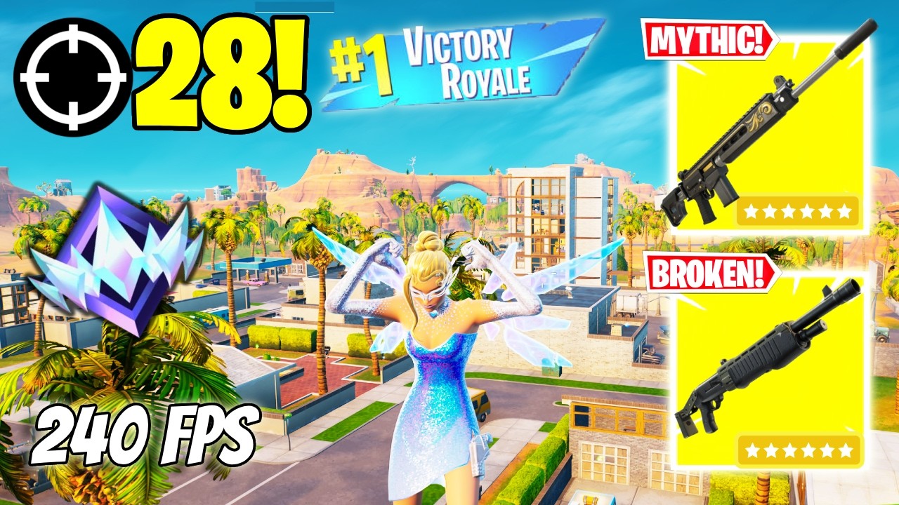 DOMINATING Paradise Palms! RANKED RELOAD Gameplay Wins (Fortnite Chapter 7 Keyboard & Mouse)