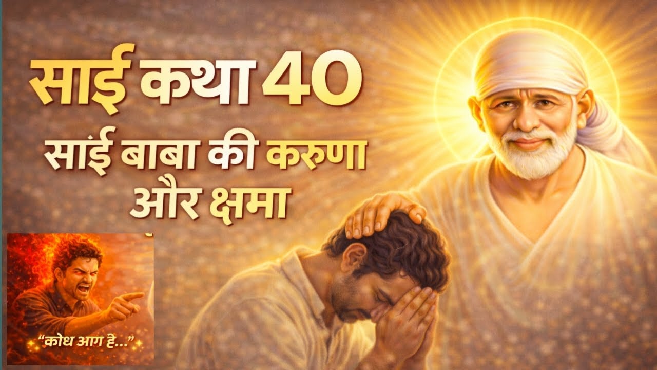 साईबाबा की करुणा और क्षमा🌹साई कथा-४०🙏🏻 