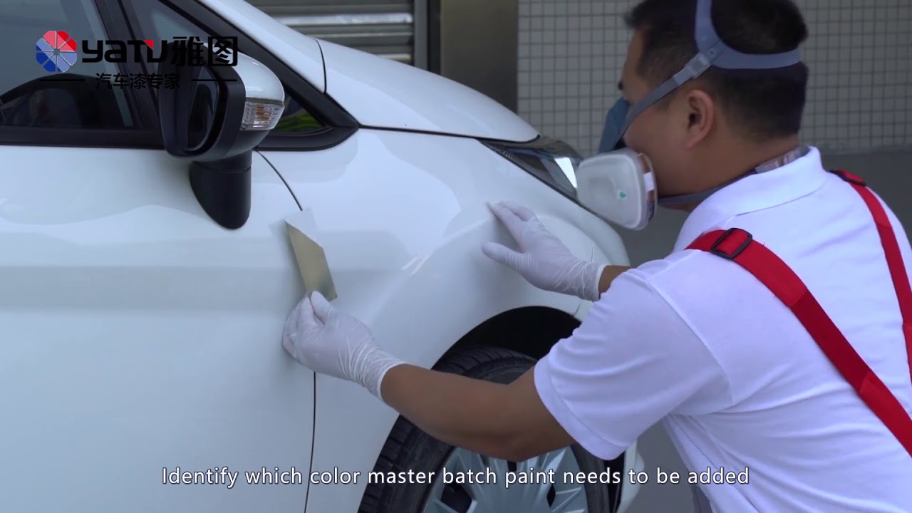Yatu Auto Paint Manufacturer--Solid-color Paint Toning Process