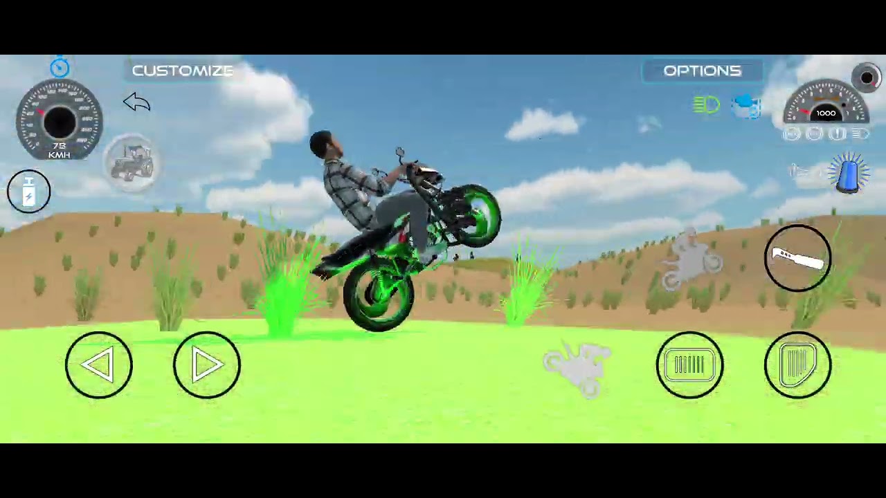 Hf deluxe 😈😈 game bike 🏍️🏍️