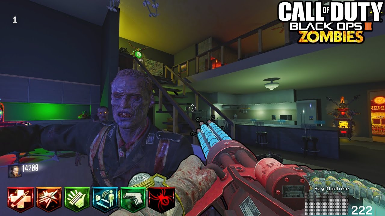 EL DEPARTAMENTO GAMER CON NUEVA RAY MACHINE CUSTOM ZOMBIES | BLACK OPS 3 ZOMBIES