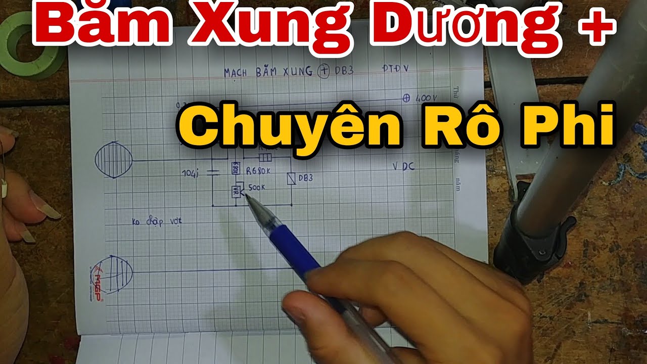 [DTĐV] Hướng Dẫn Làm Mạch Băm Xung Dương DB3 Chuyên Rô Phi Cho Máy Kích Cá Điện Tử