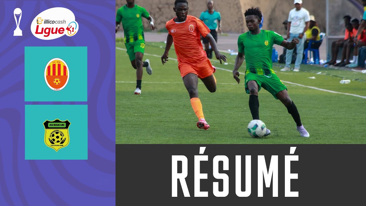 ILLICOCASH LIGUE 1/2025-2026:FC MK - AS MANIEMA 1-1, R&Eacute;SUM&Eacute; DU MATCH